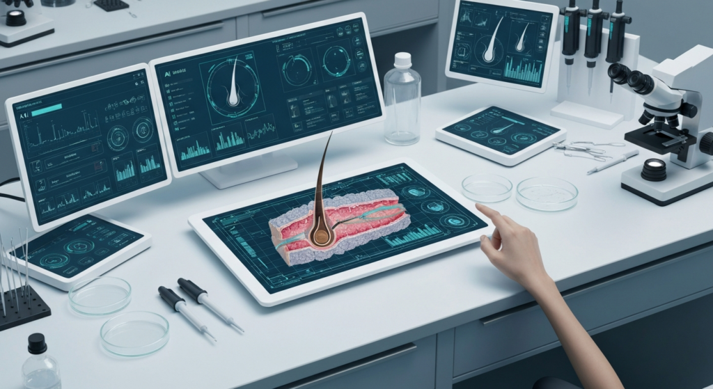 IA y Biotecnología: Revolución en Tratamientos Capilares 2 IA y Biotecnología: Revolución en Tratamientos Capilares